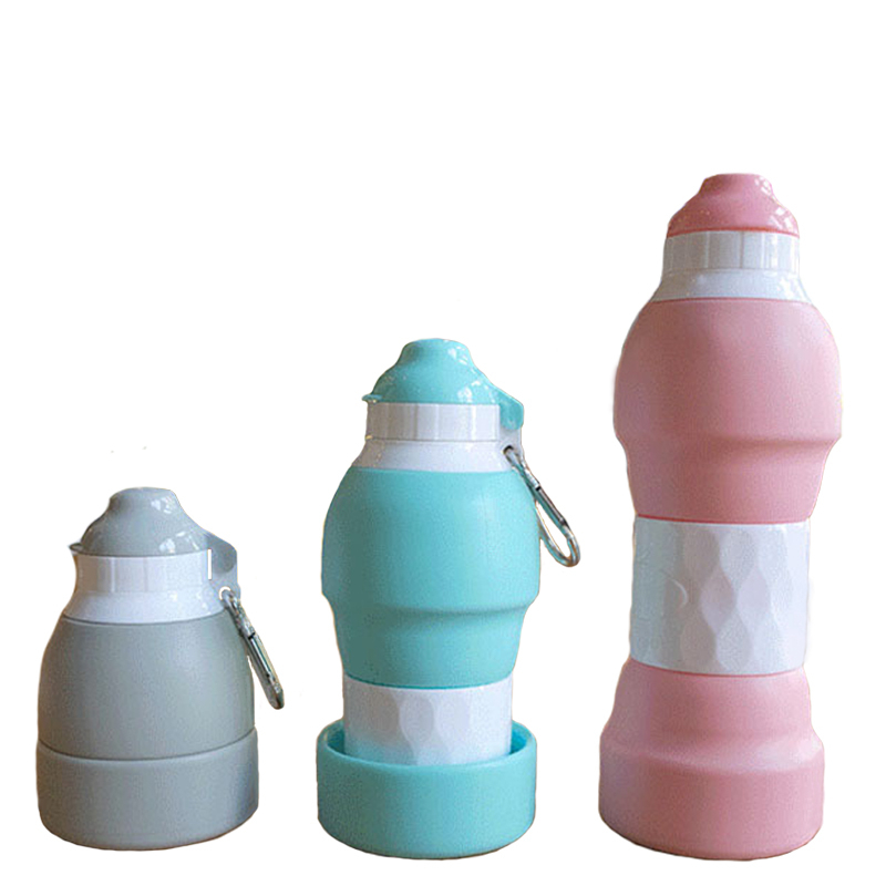 500ml Collapsible Silicone Water Bottle