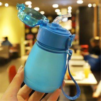 BOENLE Blue Dragonfly Bubble Sports Water Bottle with Straw  Leak-Proof Tritan BPA-Free Sports Bottle for Fitness Gym : Sports & Outdoors