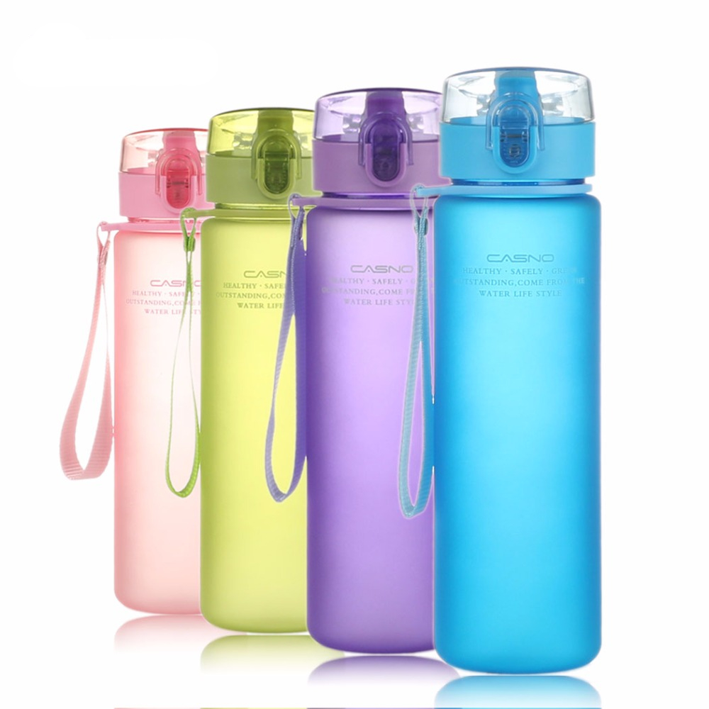 Colorful Outdoor Water Bottle with Wrist Strap | Sporty Bottle