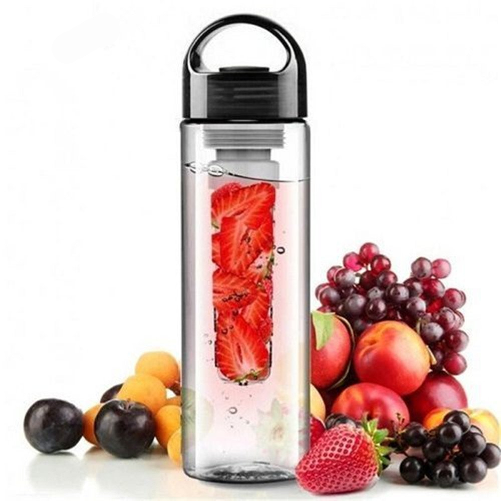 Eco-Friendly Plastic Water Bottle with Fruit Infuser