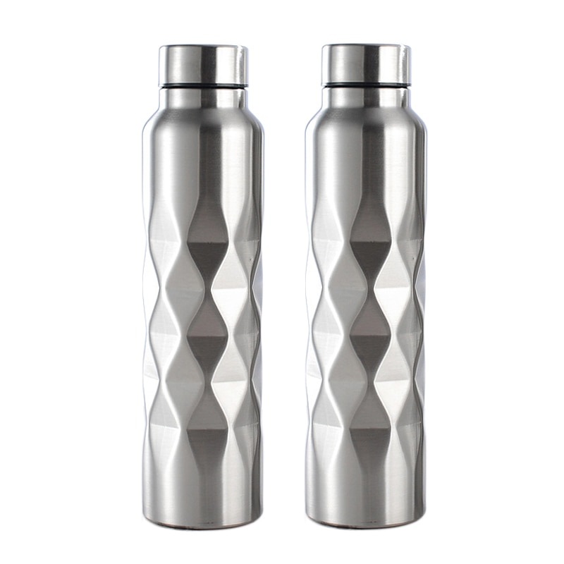 Patterned Stainless Steel Water Bottle – Alloy Gym