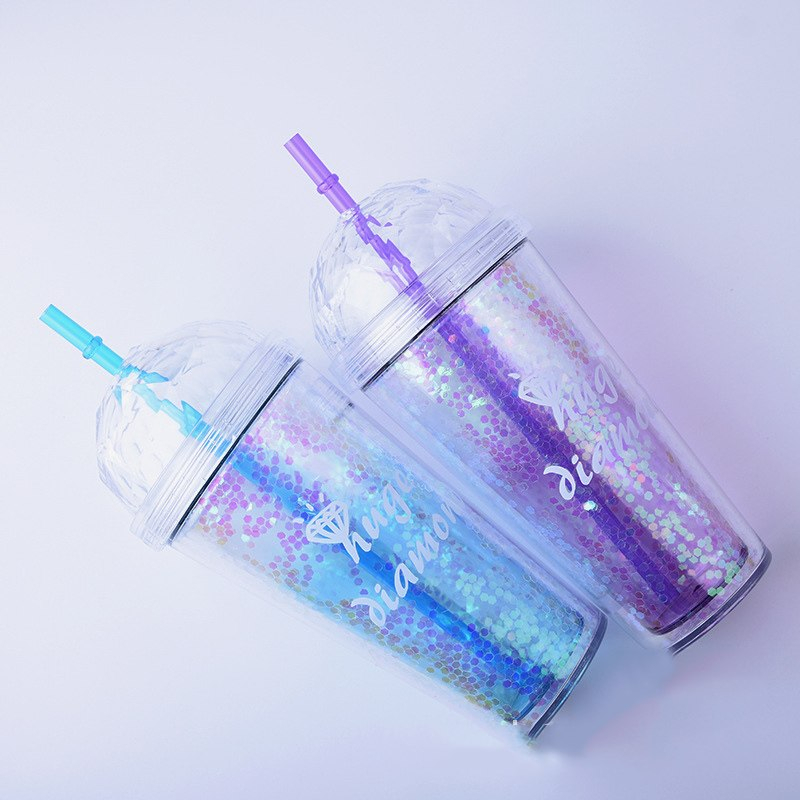 water tube with glitter